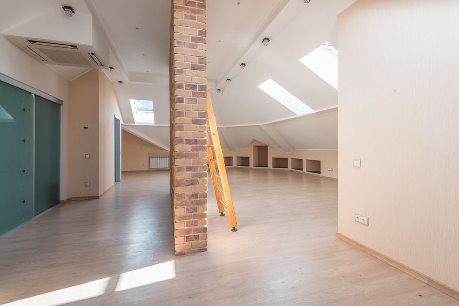 Professional attic insulation installation process